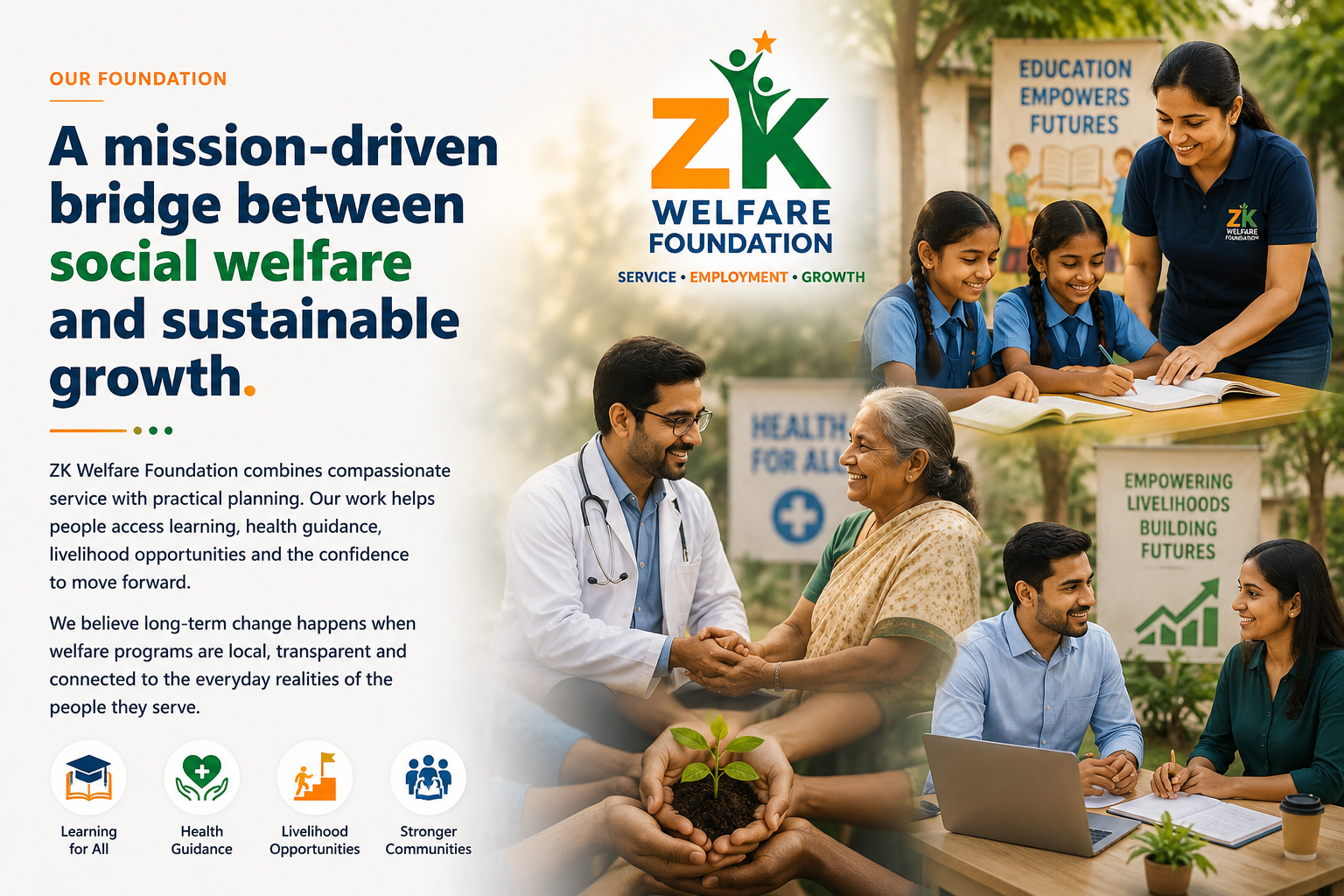 ZK Welfare Foundation mission and programs
